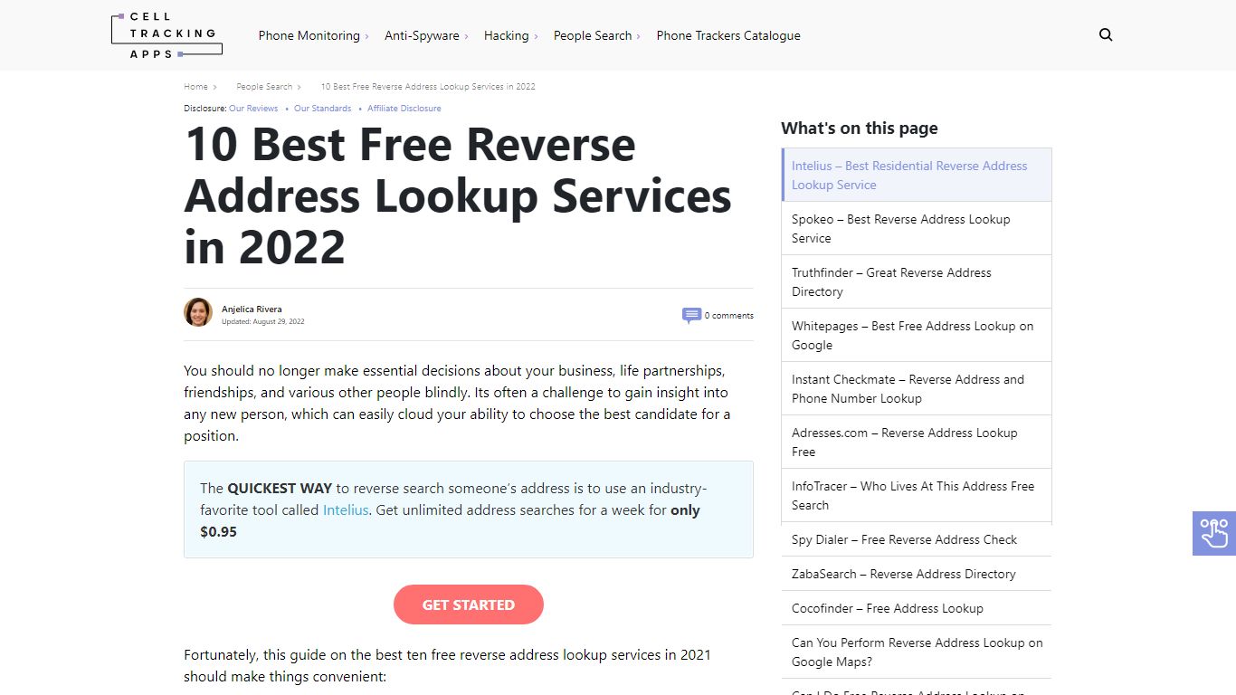 10 Best Free Reverse Address Lookup Services in 2021 - CellTrackingApps